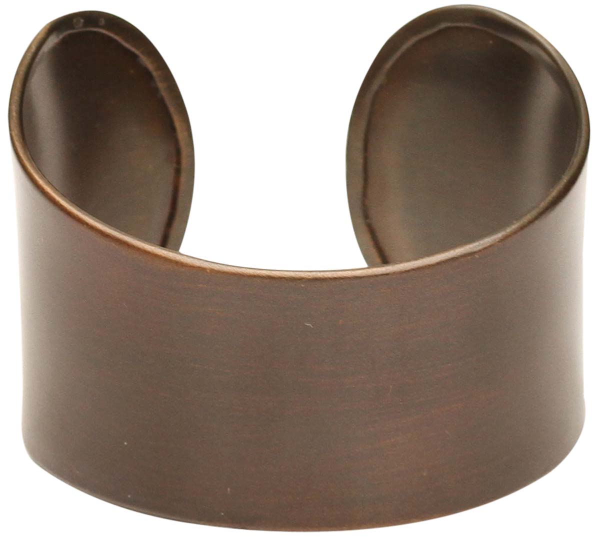 2.4” Brass Cuff Bracelet - Dark Copper Tone - Sleek Accessories / Jewelry / Gifts for Her - Buy in Bulk Wholesale